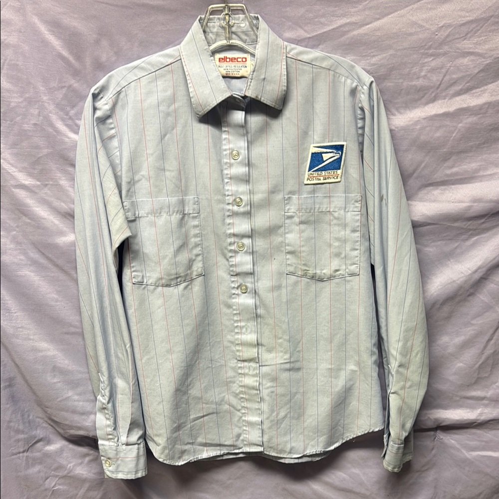 Blue Relaxed Fit Casual Button Down Shirt